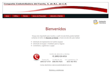 Tablet Screenshot of cdf.com.mx
